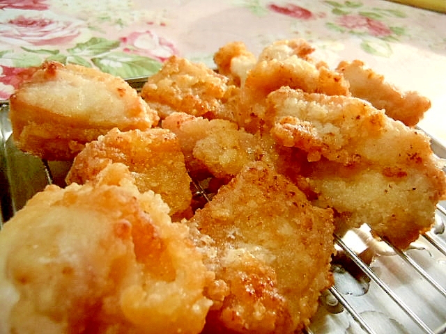 どんこが決め手❤鶏もも肉のジューシー唐揚げ❤
